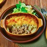 Gratin de Pommes de Terre à la Viande Hachée et Chair à Saucisse