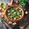 Tarte salée aux épinards et fromage de chèvre